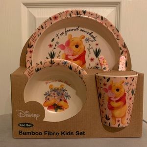 Winnie the Pooh Bamboo Fibre Kids Set